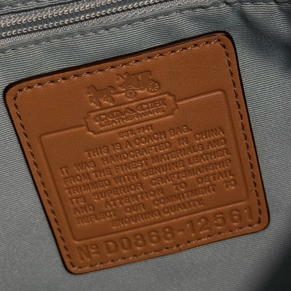 [PZ005] COACH HERITAGE STRIPE GALLERY TOTE HANDBAG IN MULTICOLOUR - Picture 11 of 11